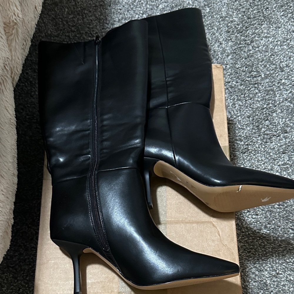Mix No. 6 Sleek Black Heeled Boots